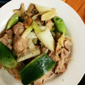 ばんぷ☆'s cooksnap of when they made 豚こま肉と長ネギとエリンギの簡単炒め物.