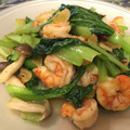 MYtaste♡'s cooksnap of when they made 病みつき♪ 海老と小松菜のエスニック炒め.