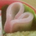 ピチョパン屋さん's cooksnap of when they made かまぼこ で可愛く ハ—トの飾り切り.