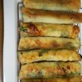 あいくるちゃん's cooksnap of when they made 簡単！ほうれん草と卵のスティック春巻き♪.