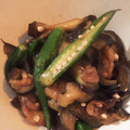 Loomer's cooksnap of when they made 茄子とオクラの柚子こしょう炒め♪.
