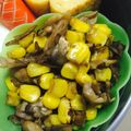 コロどろっぷ's cooksnap of when they made 付け合せに♪舞茸とコーンのバター炒め♪.