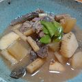 沙弥0523's cooksnap of when they made ばぁばの大根煮！牛肉牛蒡と一緒に.