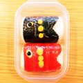 luvm0k0's cooksnap of when they made こどもの日♪泳げ！こいのぼりおにぎり.