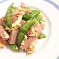 きよちゃんの畑から's cooksnap of when they made 簡単☆さやえんどうとスパム炒め.