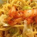 20070825's cooksnap of when they made 簡単ランチ！キムチ焼きそば.