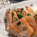 Faiza's cooksnap of when they made カジキのニンニクねぎソース.
