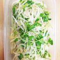 いなぬ's cooksnap of when they made 豆苗ともやしたちのサッパリ和え.