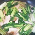 イヌニマス's cooksnap of when they made 簡単！小松菜と豚肉の煮びたし・お弁当にも.