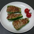 クックEGSS1L☆'s cooksnap of when they made 大豆のお肉で☆肉詰めピーマン.