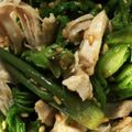 rnaꜝ's cooksnap of when they made コシアブラとササミの胡麻和え.