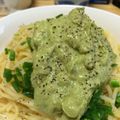 ぷくすけェ's cooksnap of when they made アボカドソース☆冷製素麺・パスタにもok.