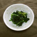 *ひろみ*'s cooksnap of when they made ほうれん草のわさび海苔和え.
