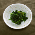 *ひろみ*'s cooksnap of when they made ほうれん草のわさび海苔和え.