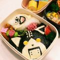 lina☆sally's cooksnap of when they made 妖怪ウォッチ☆ロボニャン☆キャラ弁☆簡単.