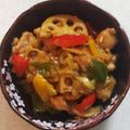 クックまのすけ's cooksnap of when they made 鶏肉のピリ辛炒め　パプリカでカラフル.
