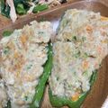 くまくまふぁーふぁ's cooksnap of when they made お酒にも合う??甘くないピーマンの肉詰め.