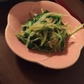 かぼちゃ大明神's cooksnap of when they made ピリッと美味しい～水菜のからし和え.