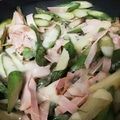cyasan's cooksnap of when they made お弁当に☆アスパラとじゃが芋のチーズ炒め.