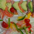 クック235WYK☆'s cooksnap of when they made サーモンとアボカドのカルパッチョ.