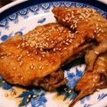 みさきち★'s cooksnap of when they made ほっぺた落ちる手羽先甘辛煮焼き.