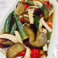 福ちゃん大好き♡'s cooksnap of when they made 茄子とトマトと野菜の煮浸し♡簡単めんつゆ.