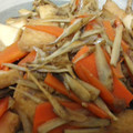 aiuポポ's cooksnap of when they made 五目厚揚げとごぼうの甘辛照り焼き.