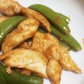 鍋子ちゃん's cooksnap of when they made 鶏胸肉とスナップエンドウのＸＯ醤マヨ炒め.