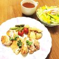 ちーともカフェ's cooksnap of when they made 簡単ディナー♡チキンレモンソテー.