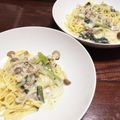 ♡NZ♡'s cooksnap of when they made 生クリームなしで作る濃厚クリームパスタ.