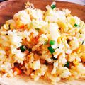 kmhtomoko's cooksnap of when they made 本格的なのに簡単♩黄金チャーハン.
