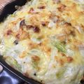 nur_sora's cooksnap of when they made ほうれん草としめじ♡パン耳グラタン.