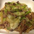 たろっぺ♪'s cooksnap of when they made 牛肉とレタスのオイスターソース炒め.
