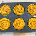 なべよ's cooksnap of when they made ほんわりやわらか❤ねじりかぼちゃパン.
