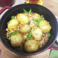 金魚のひらり's cooksnap of when they made ストウブでじゃが芋の煮っ転がし（そぼろ煮.