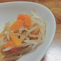 ﾏﾒｲﾁｺ゛'s cooksnap of when they made もやしと人参のナムル.