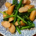あかぷり's cooksnap of when they made あと一品に♪菜花のバター醤油炒め.