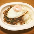 mioco305's cooksnap of when they made 大葉で！ガパオライス風☆.