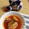 プラムハート's cooksnap of when they made 鶏とじゃがいものトマト煮.