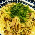 みどすけい's cooksnap of when they made 簡単！牡蠣とブロッコリーのオイルパスタ.