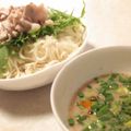 papikun's cooksnap of when they made にんにく風味ゴマだれで♪豚しゃぶそーめん.