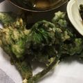 喫茶スノウ's cooksnap of when they made 旬の味覚 ～うどの天ぷら～.