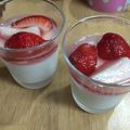ぱんだ123's cooksnap of when they made ひな祭りに♡いちごの簡単ブランマンジェ♡.