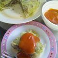 ｽﾉｰﾏﾝ's cooksnap of when they made レンジで簡単♬牛肉とキャベツの重ね蒸し.