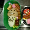 kaotaママ's cooksnap of when they made キャラ弁☆なめこ弁当.