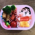 megiee's cooksnap of when they made キャラ弁 クレヨンしんちゃん全身ver..