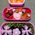 raumucck's cooksnap of when they made お花のお弁当 小学生 2段弁当.