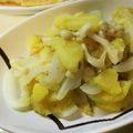有頂天家族's cooksnap of when they made サツマイモと玉ねぎの旨塩炒め.