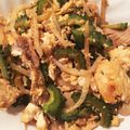 ●＊あやの＊●'s cooksnap of when they made 沖縄ＧＩＲＬ直伝☆ゴーヤチャンプルー.