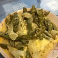 真愛ママ's cooksnap of when they made スナップエンドウと新ジャガ＊チーズ焼き＊.